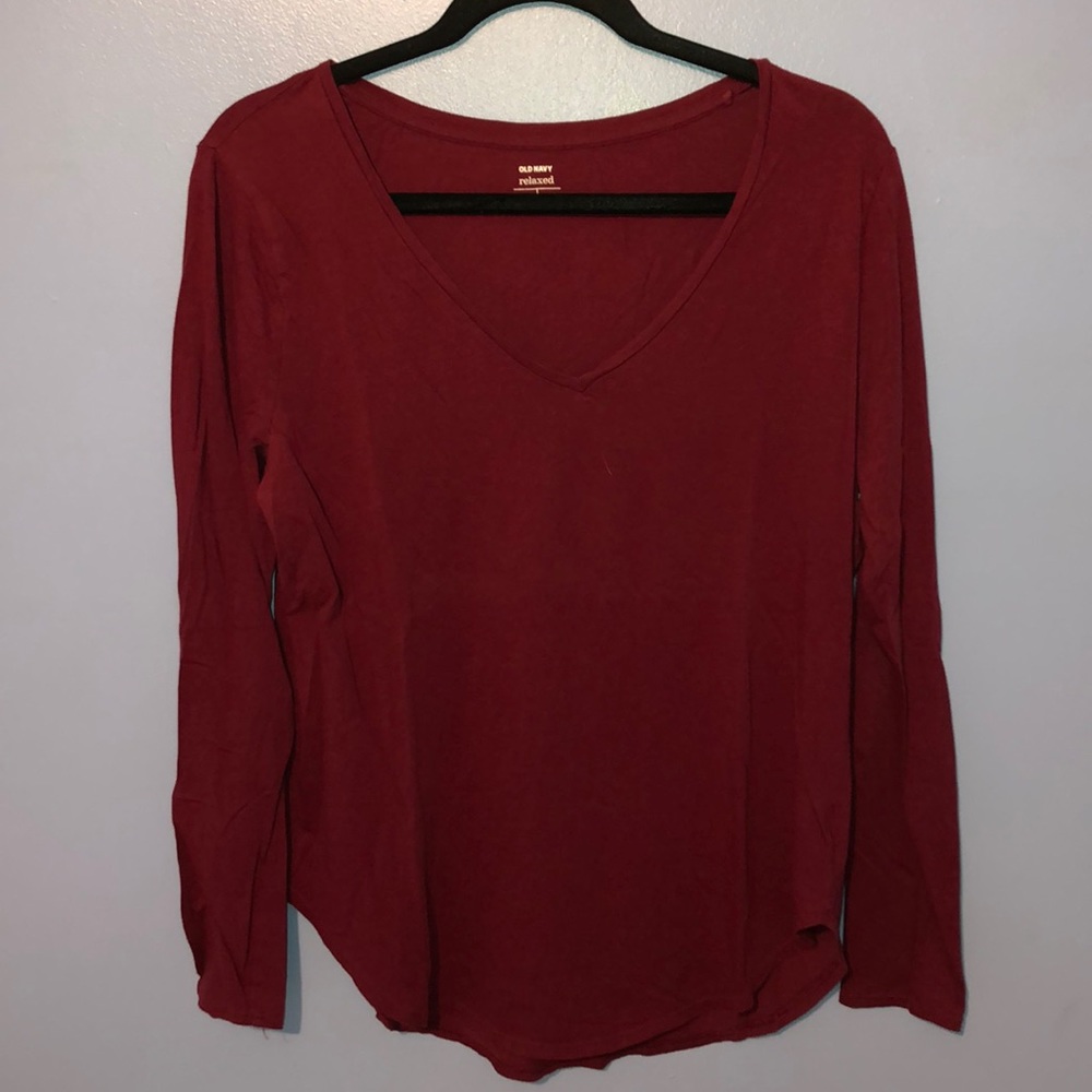 Long sleeve v-neck